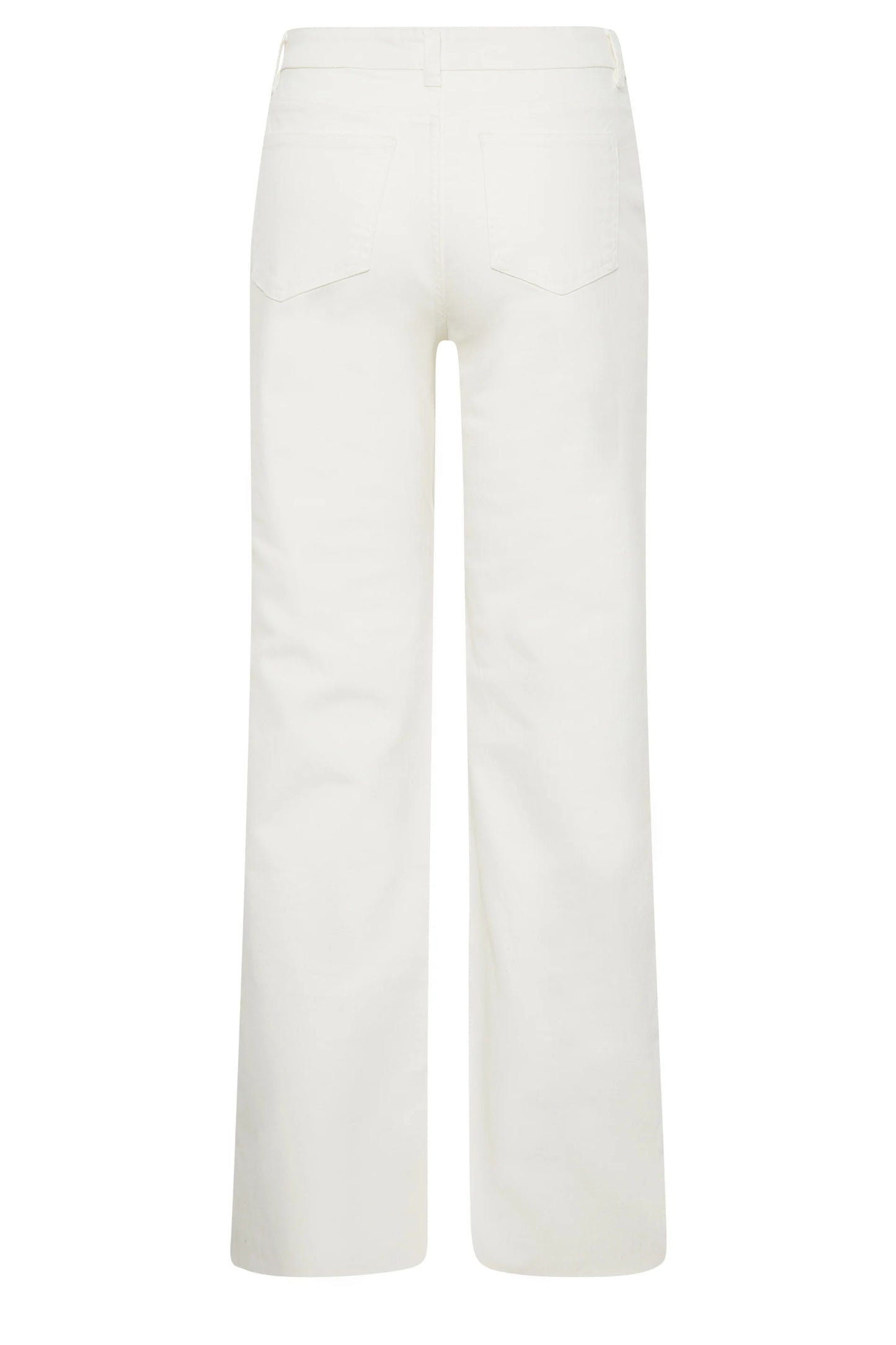 Classic White Straight Leg High-Rise Jeans