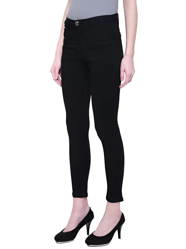 Sleek & Modern Women’s Slim Fit Mid-Rise Jeans