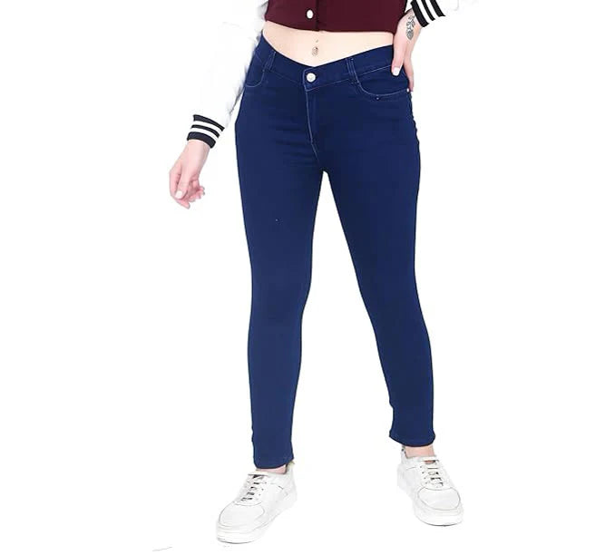 Sleek & Modern Women’s Slim Fit Mid-Rise Jeans