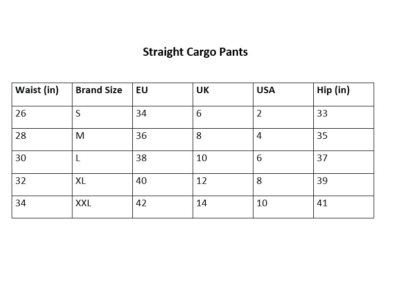 Women's High Rise Straight Fit Cargo Pants with Side Patch Pockets