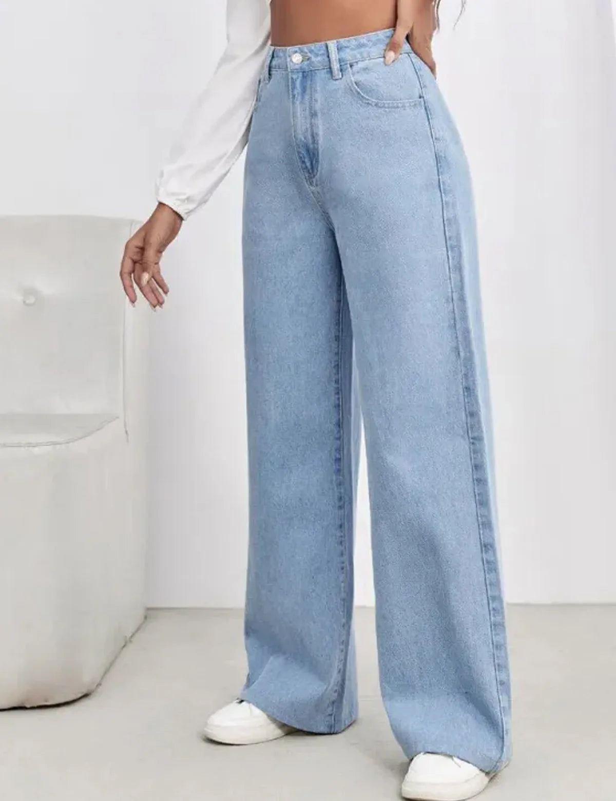 High Waist Wide Leg Jeans – Comfort Meets Style