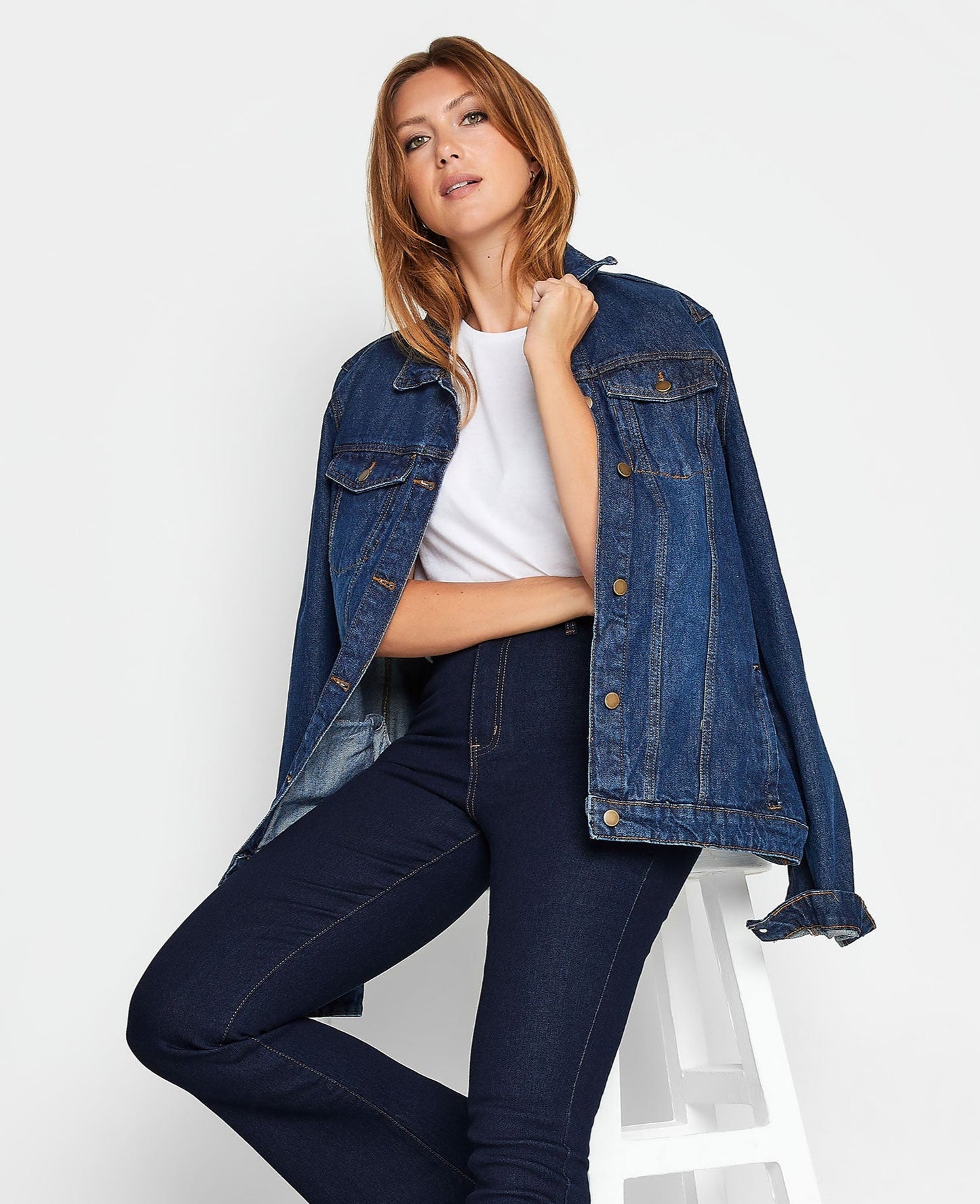 Stylish Classic Women's Jean Jacket