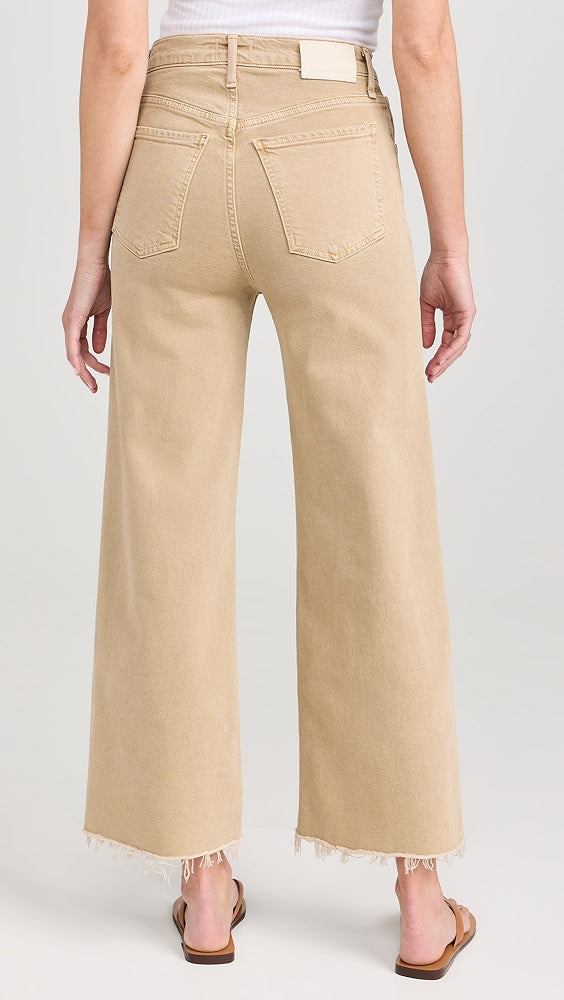 Camel Luxe High-Rise Jeans