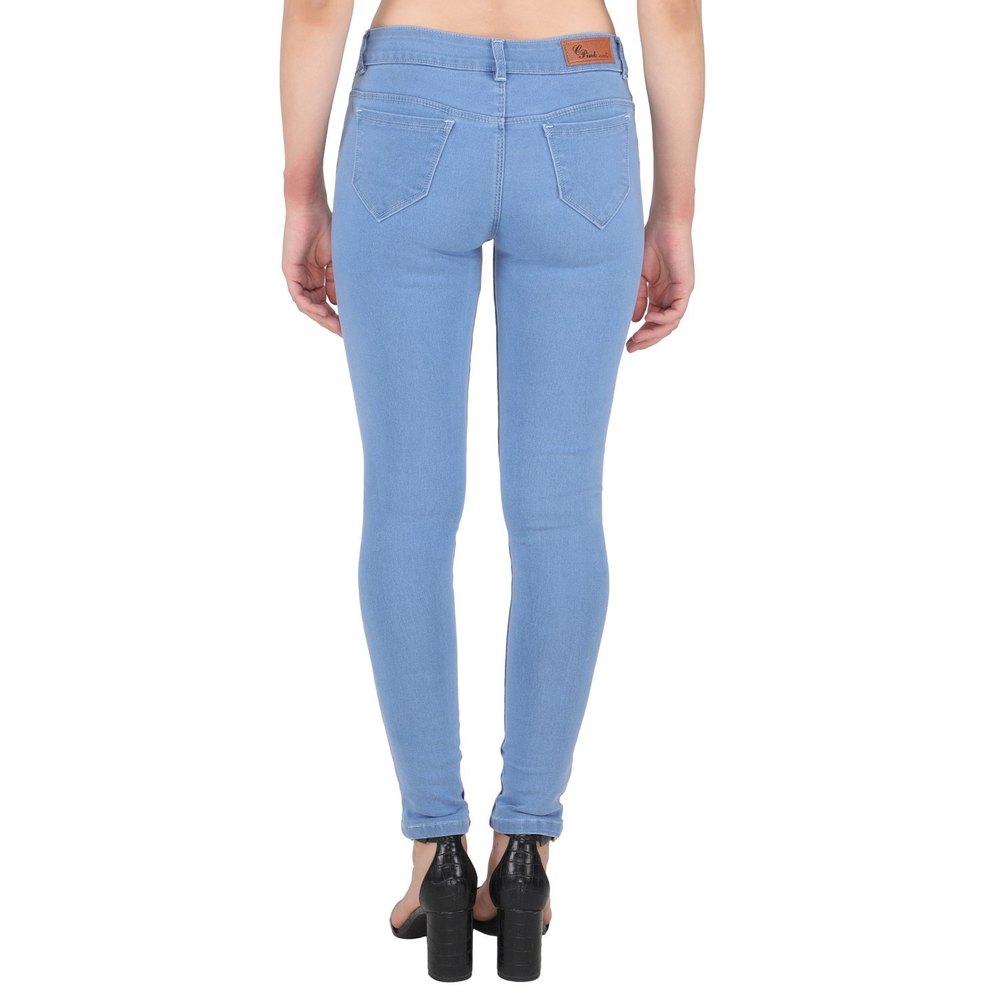 Sleek & Modern Women’s Slim Fit Mid-Rise Jeans