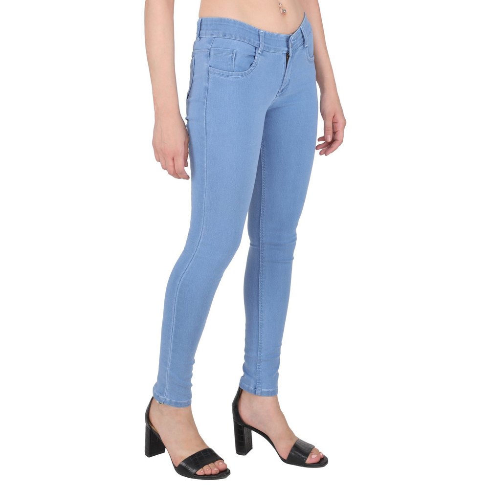 Sleek & Modern Women’s Slim Fit Mid-Rise Jeans