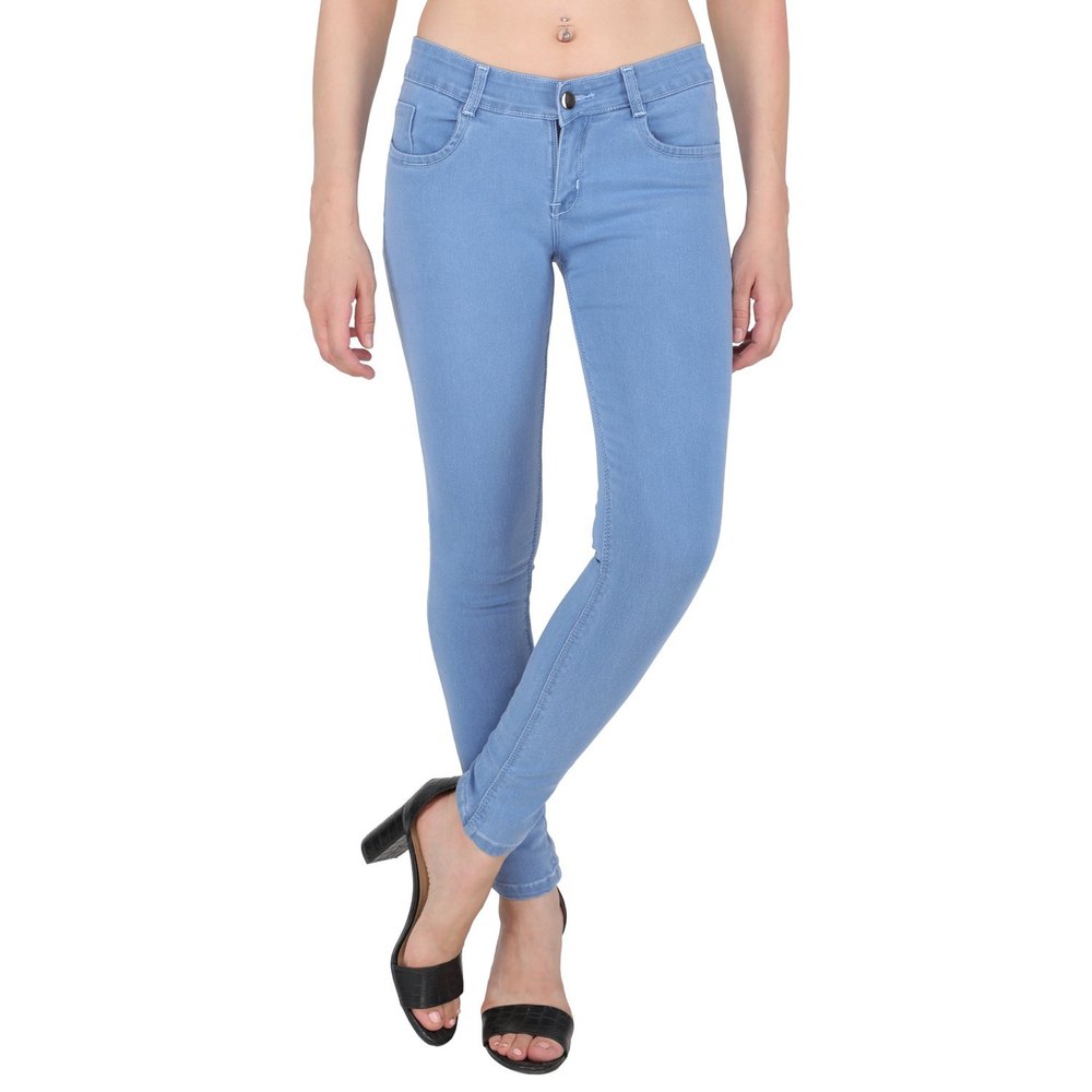 Sleek & Modern Women’s Slim Fit Mid-Rise Jeans