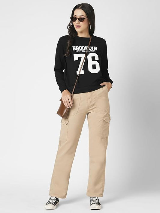 High Waist Wide Leg Fashion Cargo