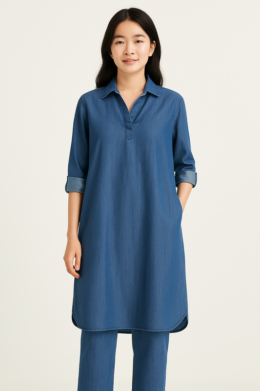 Seasonless Blue denim Co-ord