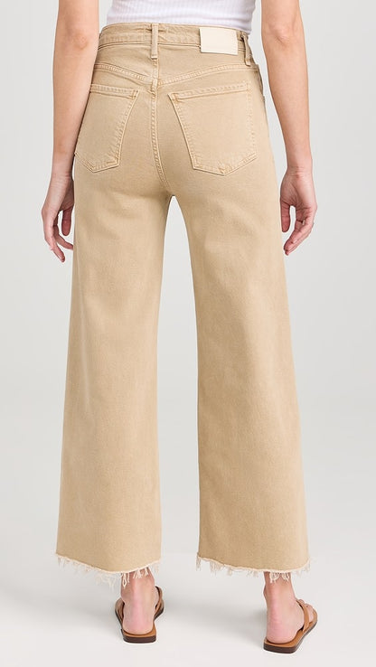 Camel Luxe High-Rise Jeans