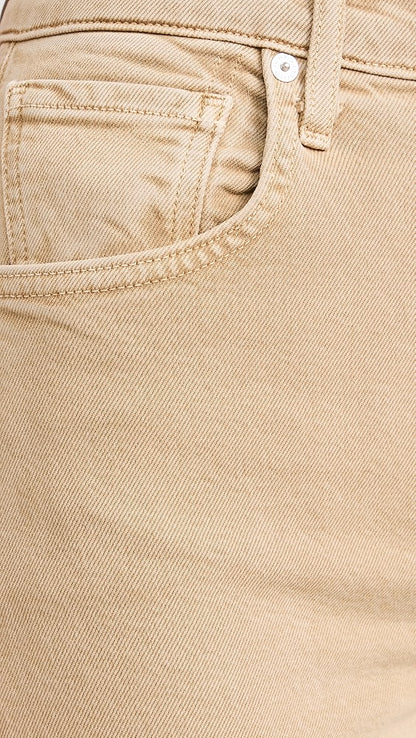 Camel Luxe High-Rise Jeans