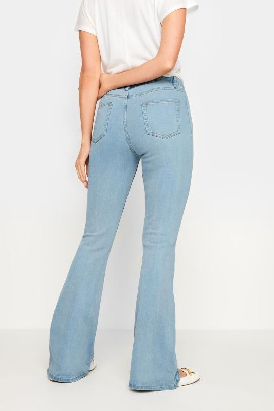 Flared Light Blue Jeans for Women – Retro Style