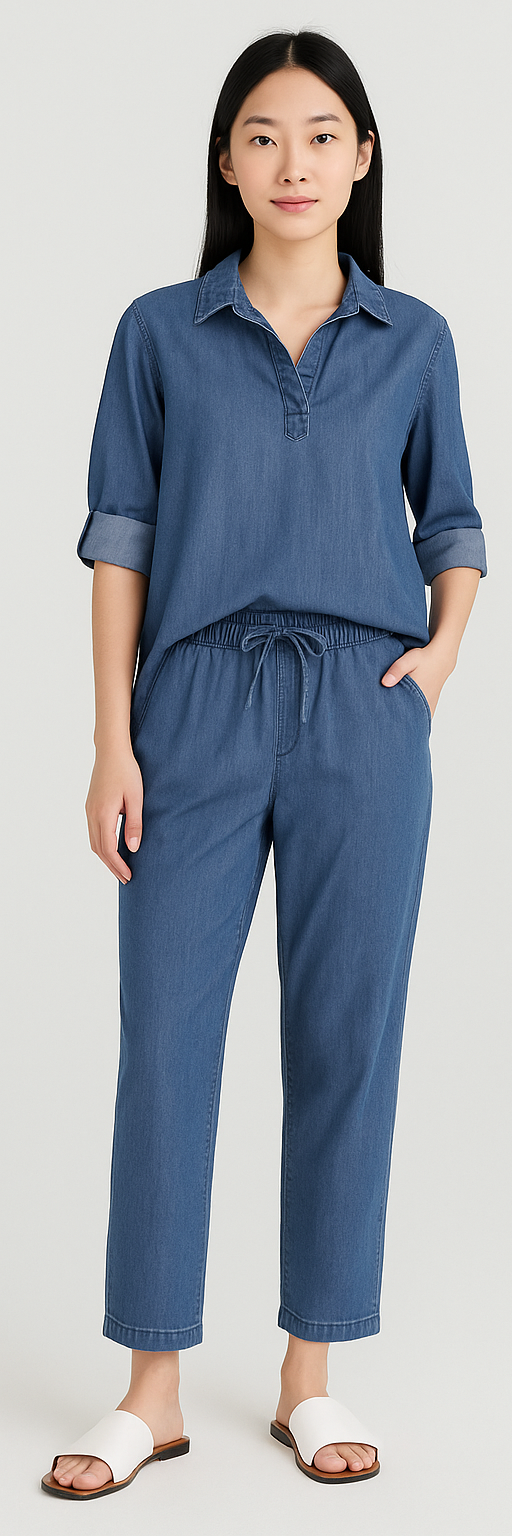 Seasonless Blue denim Co-ord